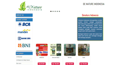 Desktop Screenshot of denatureindonesia.com